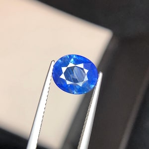 Natural Coneflower Blue Sapphire 3.30Ct Oval Cut • Standard Heat • Madagascar • GFCO Certified