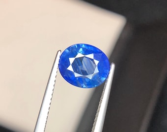 Natural Coneflower Blue Sapphire 3.30Ct Oval Cut • Standard Heat • Madagascar • GFCO Certified