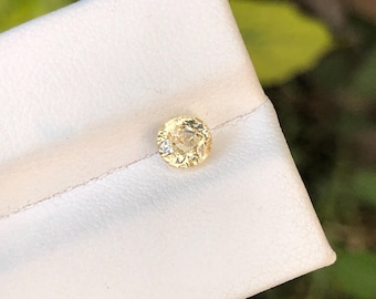 1.06 Ct Certified Ceylon Yellow Sapphire Natural Unheated Sri Lanka Loose Gem