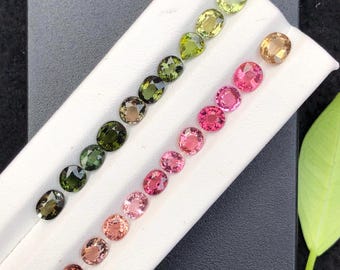 11.79 Ct Natural Pink & Green Tourmaline Lot Mixed Shapes Loose Gemstones