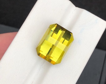 Natural Lemon Quartz 17.95 Ct Fancy Cut Eye Clean Loose Gemstone