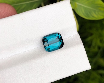 Exquisite Natural Lagoon Blue Tourmaline 3.30 Ct Cushion Shape | Afghanistan
