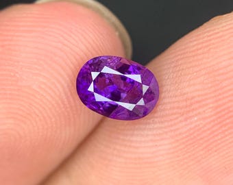 Natural Purple Sapphire 3.19Ct Afghanistan Loose Gemstone