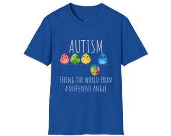 Autism Awareness T-Shirt - Die Welt anders sehen, Unisex Softstyle T-Shirt
