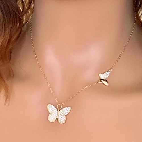 ramona singer double butterfly necklace 2022