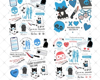 Lights Out Book PNG, Dark RomanceDigital Download, Booktok Shirts Design, Stamps No Safe Words, Lights Out Book Doodle Png