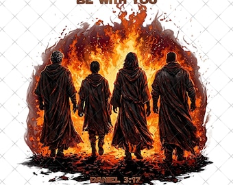 May The Fourth Be With You Daniel 3 17 Png, Cool Graphic Bible Quote Graphic Png, Christianity Gift Png, Church Png