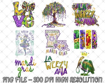 Brushstroke Mardi Gras PNG, Fleur De Lis Coquette PNG, Carnival Party Shirt PNG, New Orleans Parade Colors, Trendy Fat Tuesday Png Digital