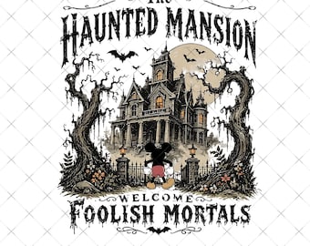 Disney Halloween Mickey Haunted Mansion Png, Mickey Halloween Png, Mickey's Not So Scary Halloween Party, Disneyland Halloween Png