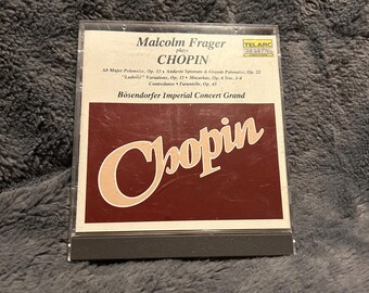 CD clásico de Telarc Records de 1983: Malcolm Frager interpreta a Chopin. Grabado en 1979.