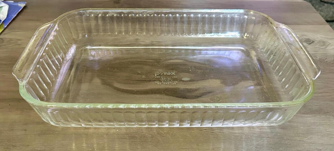 Vintage Pyrex 233-S 3 Quart Clear Glass Rectangular Casserole Dish - Etsy