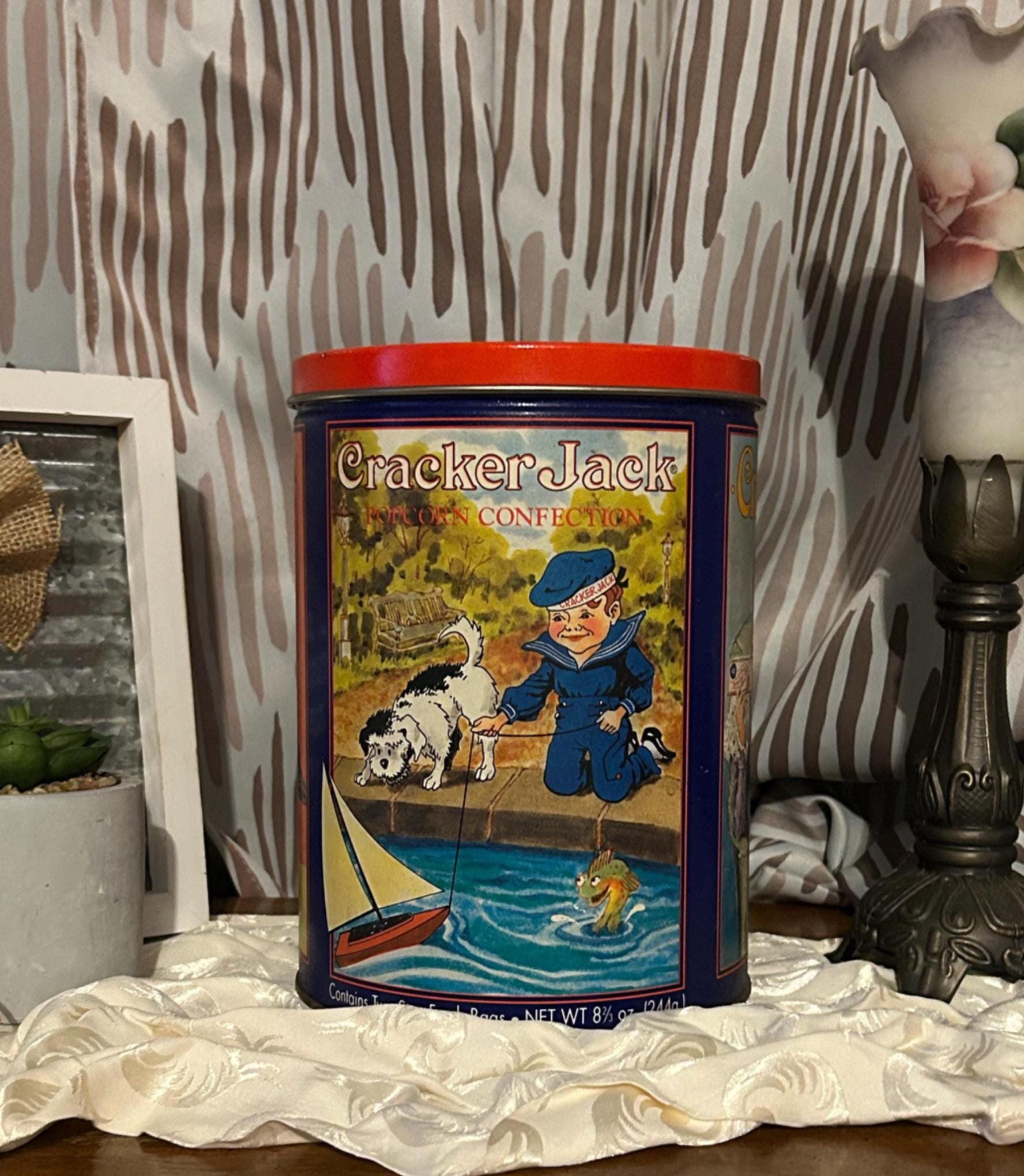Cracker Jack Tin - Etsy