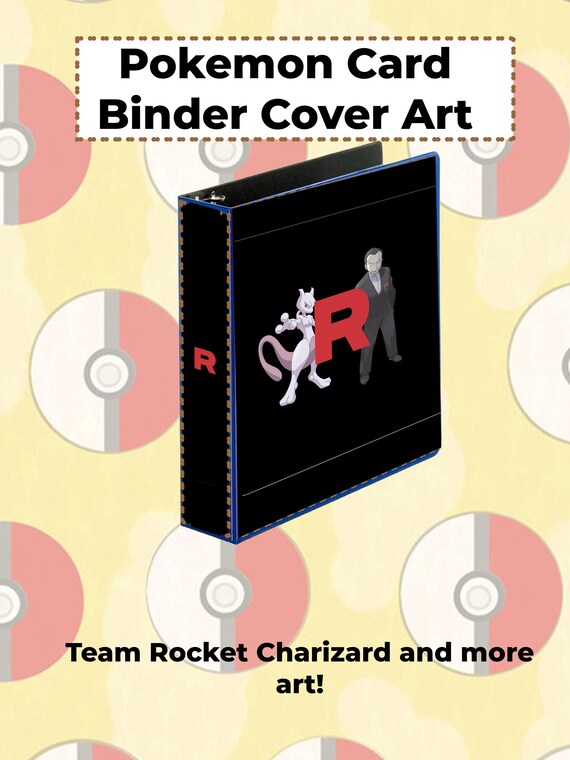 Pokemon Team Rocket Binder Cover Art / Pokemon Charizard Binder Cover / Pokemon Card Binder Art / Team Rocket Binder - Etsy Pokemon Team Rocket Binder Cover Art / Pokemon Charizard Binder Cover / Pokemon Card Binder Art / Team Rocket Binder - Etsy