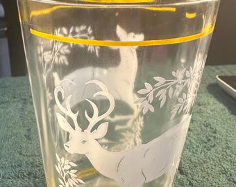vintage Hazel Atlas glass tumbler