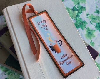 Coffee Appreciation Coffee Lovers Bookmark Laminated Bookmark