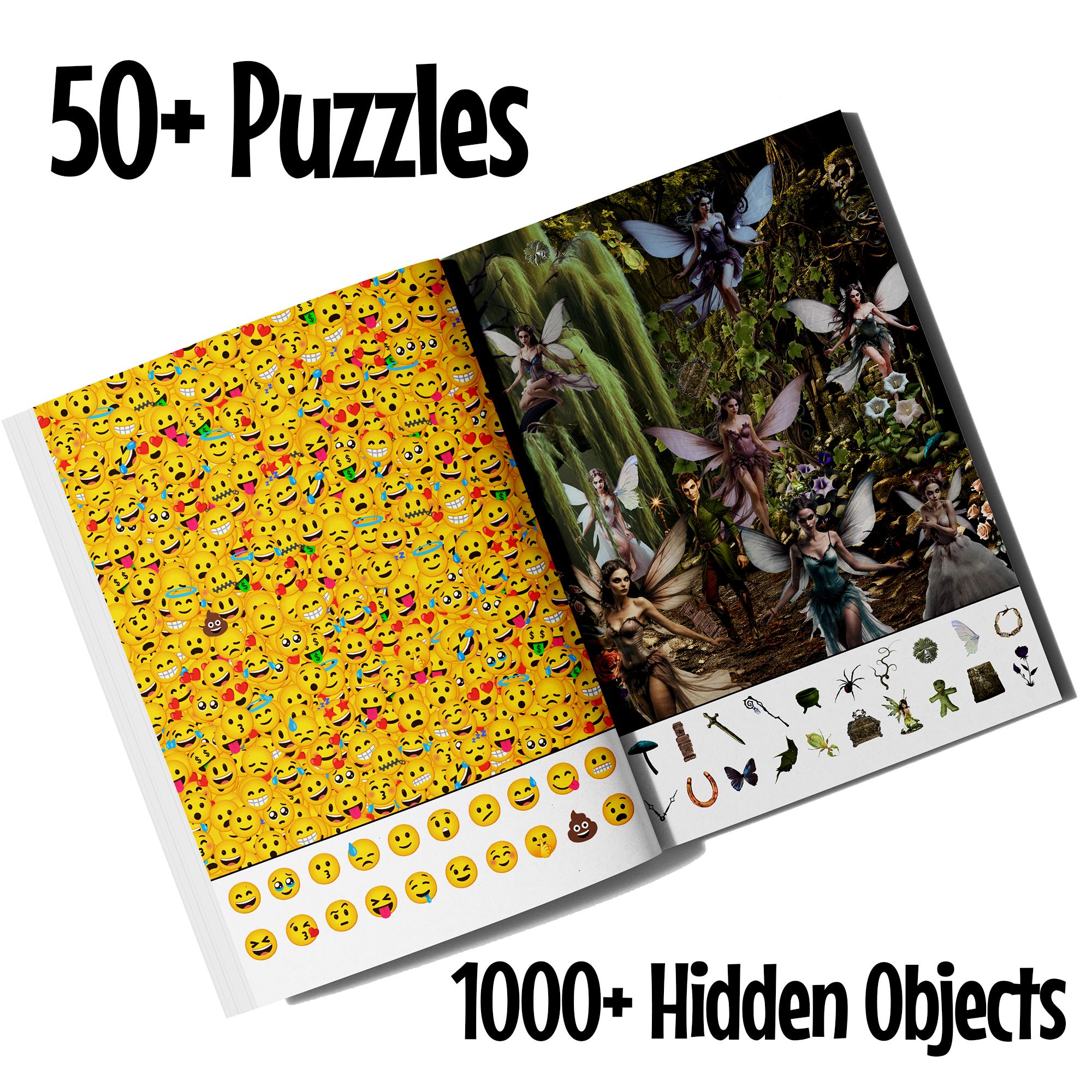 Hidden Object Puzzle Book for Adults: Lost AF Seek and Find