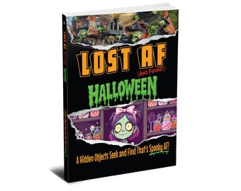 Hidden Object Puzzle Book for Adults: Halloween Edition Search and Find [Hardcover]