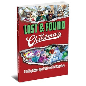 Hidden Object Puzzle Book for Adults: Christmas Edition Search and Find [Hardcover]