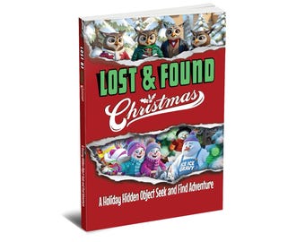 Hidden Object Puzzle Book for Adults: Christmas Edition Search and Find [Hardcover]