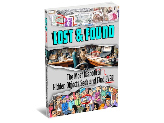 Hidden Object Puzzle Book for Adults: Lost AF Seek and Find