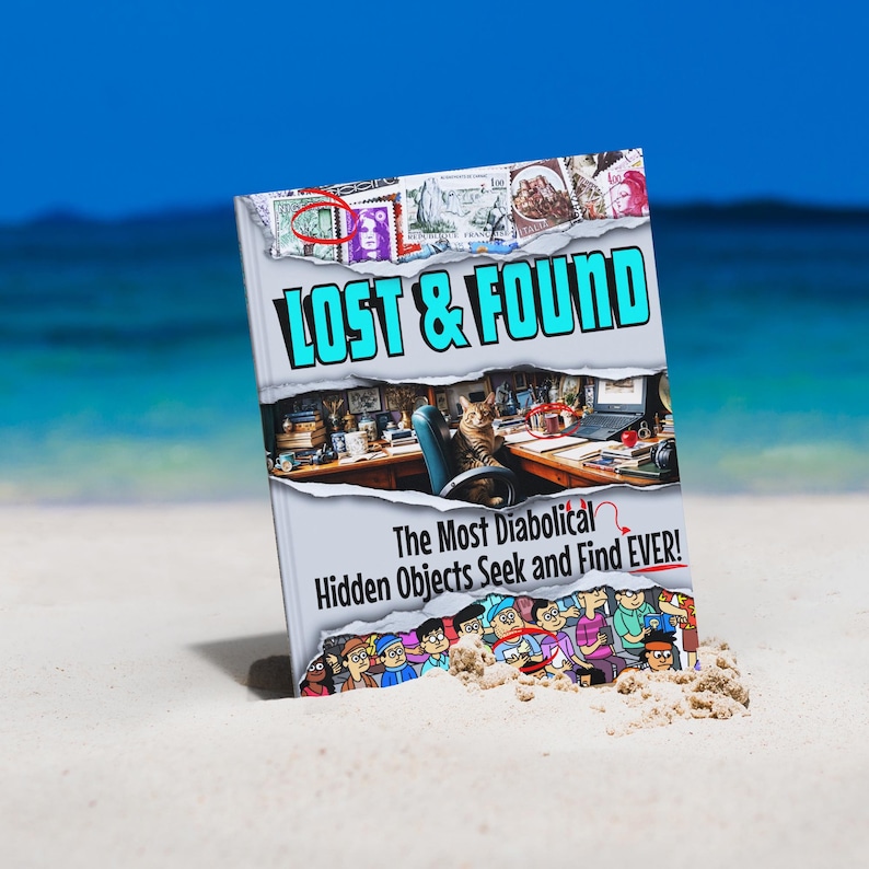 Hidden Object Puzzle Book for Adults: Lost AF Seek and Find [hardcover ...
