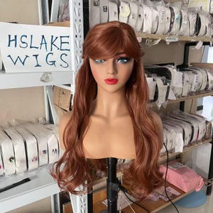 Wigs Princess Anna Wigs Cosplay Wigs Game Character Wigs Cartoon Wigs Brown Wig Synthetic Wigs Roleplay wigs for Women