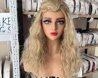 Thor Odinson Cosplay Wig: Blonde Wavy Synthetic Wig