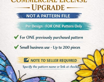 Commercial License Upgrade - Unlimited/Limited Production - No Physical Items Included