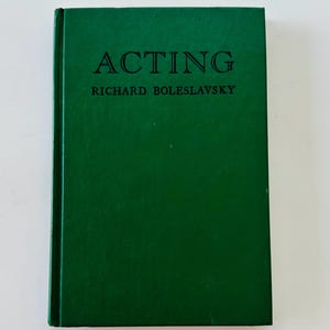 Stara książka aktorska: Pierwsze sześć lekcji Bolesławskiego (wydanie z 1973 r.) Klasyczny teatr