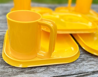 ビンテージ INGRID ピクニック キャンプ お皿 コップ セット アウトドア BBQ レア USA