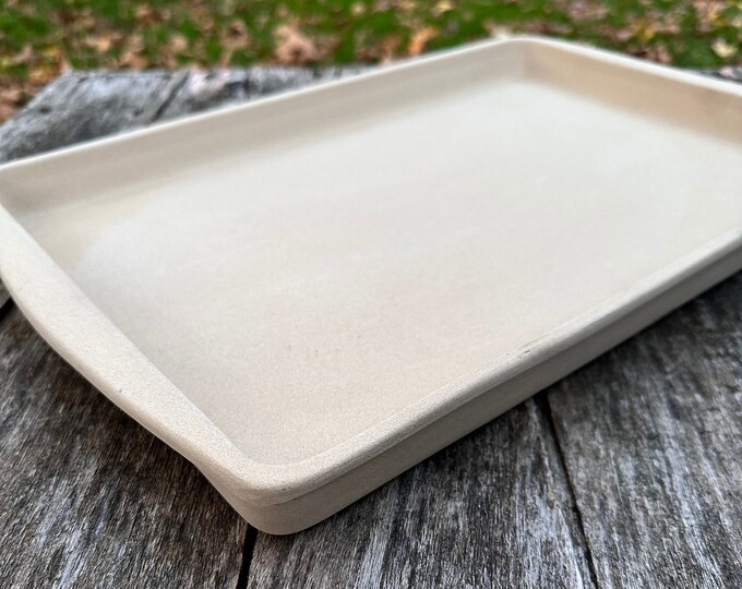 The Pampered Chef Stoneware Large Bar Pan Family Heritage Classics Collection Baking Sheet