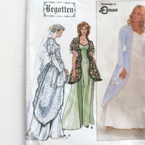 Vintage Simplicity 8623 Sewing Pattern – Misses Wedding Gown, Bridesmaid Dress – Sizes 12 14 16 – UNCUT  Corset Lacing, Sweetheart Neckline