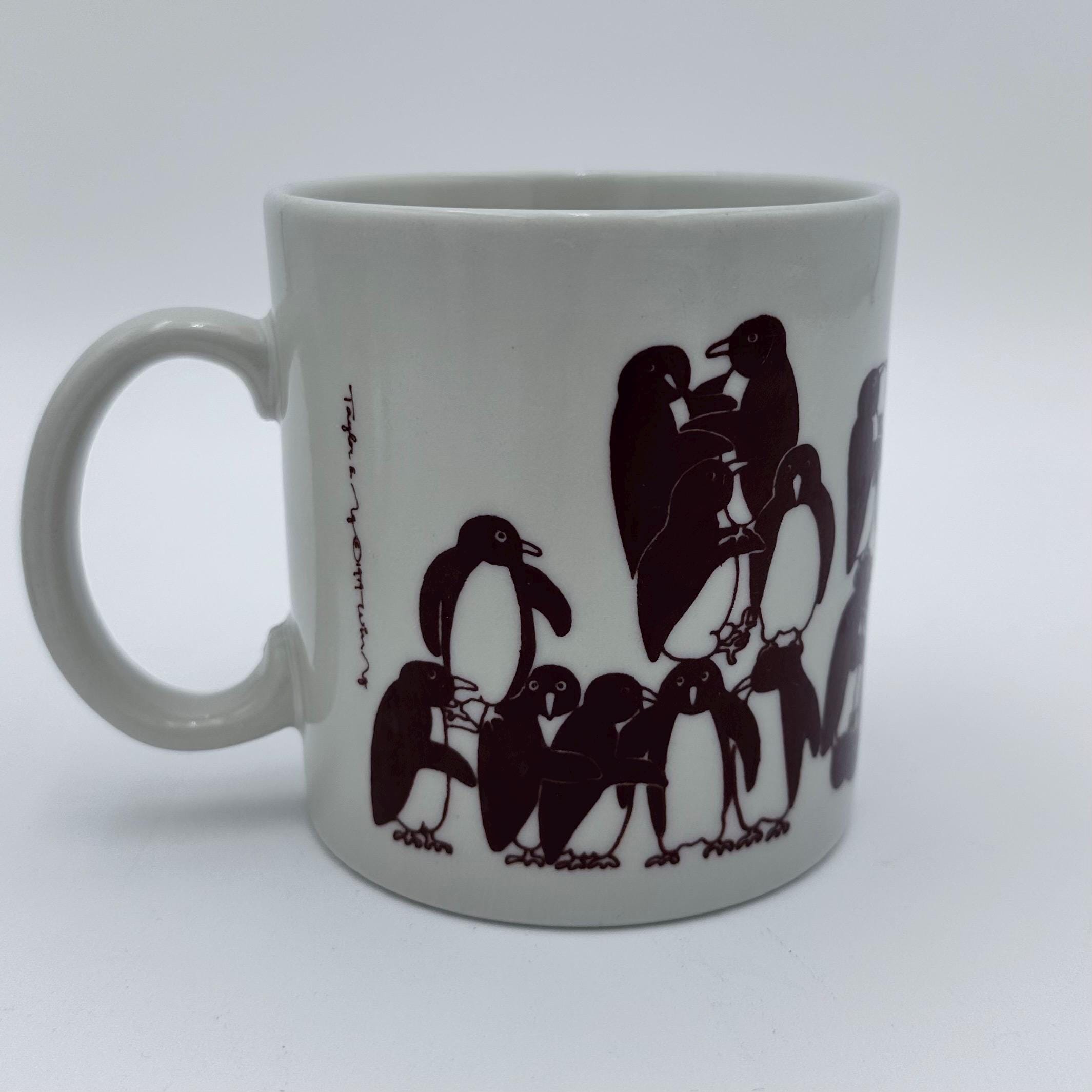 Vintage Taylor and Ng Penguin Orgy Mug, 1970s Animates Series