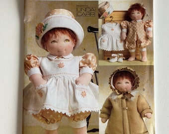 Vogue 8277 Doll Collection Sewing Pattern to Make 15" Baby Doll Clothes