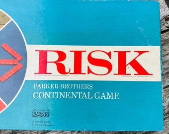 Vintage RISIKO Brettspiel 1968 - Komplette Parker Brothers Edition