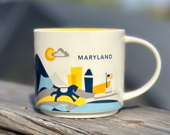 Starbucks Maryland Mug You are Here Collection 14 oz Coffee Mug