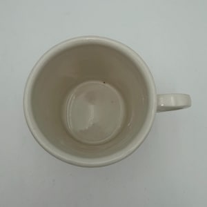 Anthropologie Monogram K-mugg – Retro rakkaffekopp, 433 ml svartvit initial bild 9