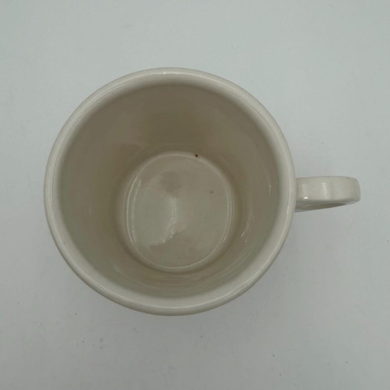 Anthropologie Monogram K-mugg – Retro rakkaffekopp, 433 ml svartvit initial bild 9