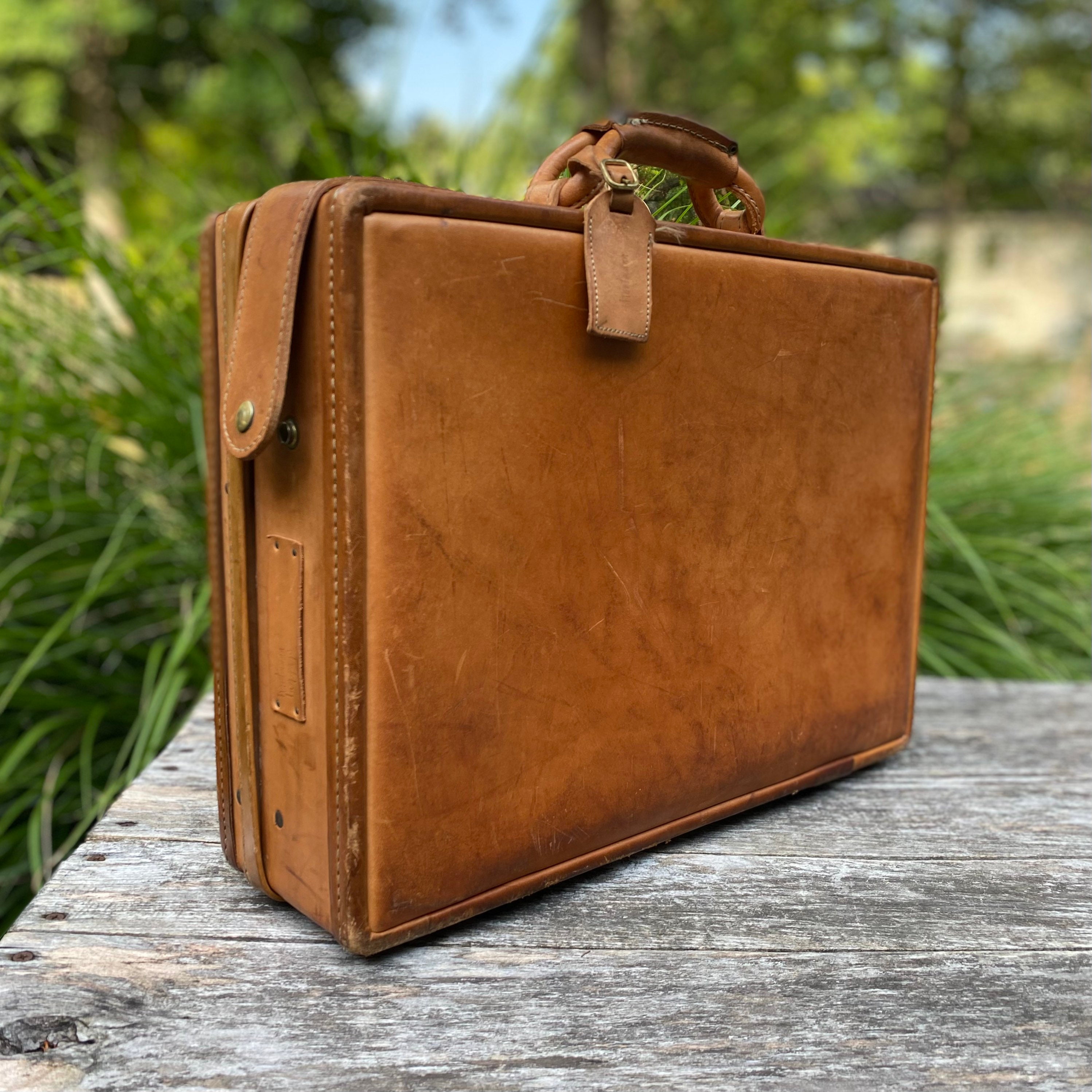 20th Century American Leather Briefcase By Hartmann, c.1920