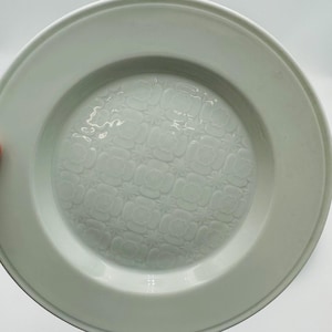 Dansk Bouquet Salad Plate – 8.75" White-on-White Floral – Discontinued French Porcelain – Vintage Dansk Dish – Sold Individually