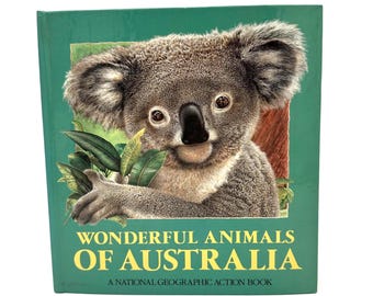National Geographic Wunderbare Tiere Australiens 1990 Pop Up Aktionsbuch