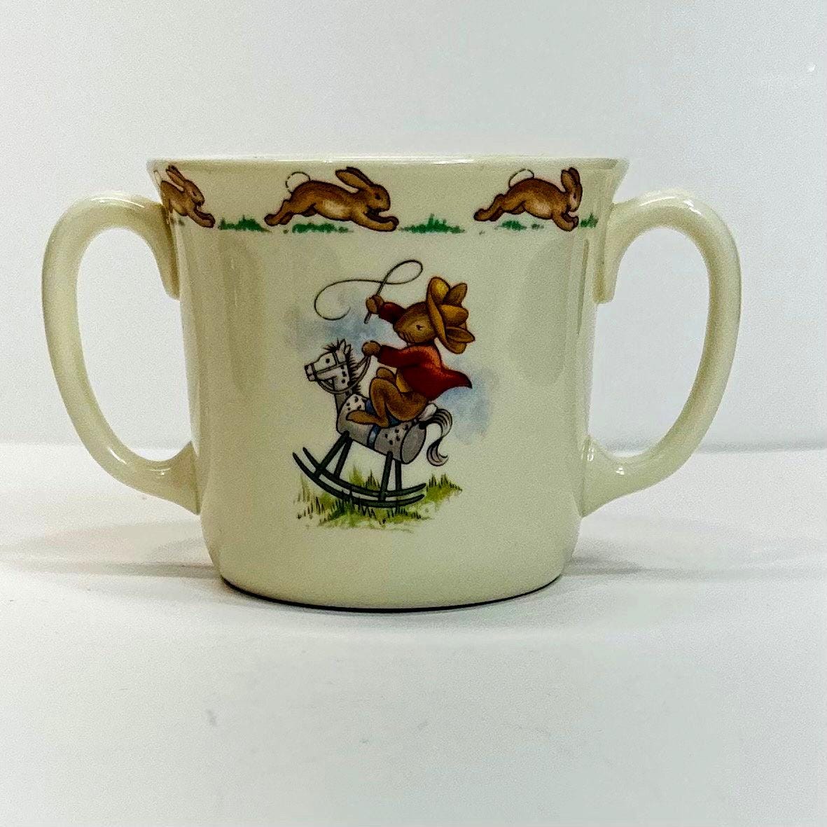 ヴィンテージ ロイヤルドルトン バニーキンス 2ハンドルマグ