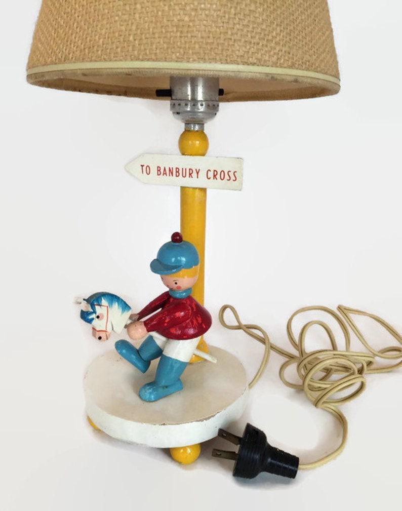 1960's Storybook Lamp Irmi Nursery Originals Lamp Etsy
