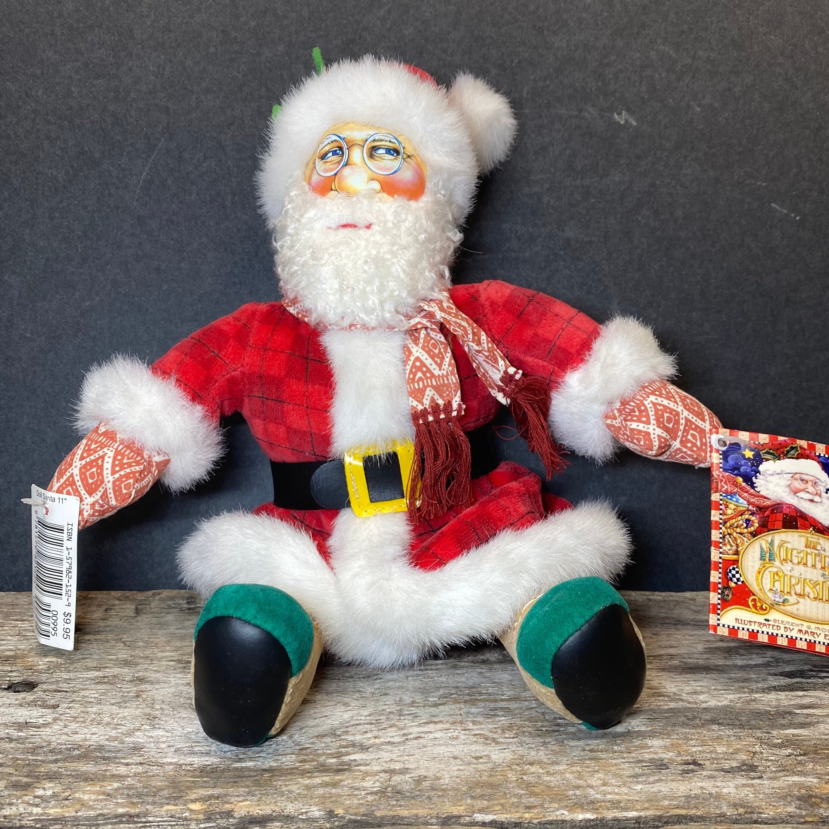 vintage santa claus stuffed