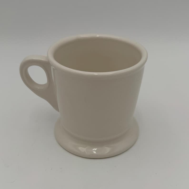Anthropologie Monogram K-mugg – Retro rakkaffekopp, 433 ml svartvit initial bild 7