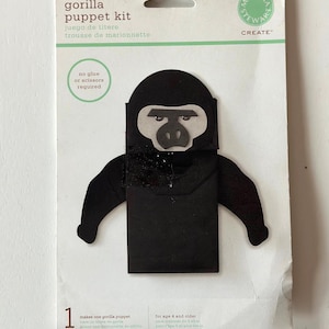 Martha Stewart Paper Bag Puppet Kit: Gorilla DIY Craft