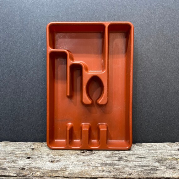 Vintage Rubbermaid Flatware Tray Silverware Organizer 1980s Etsy