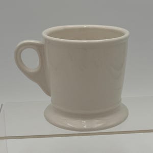 Anthropologie Monogram K-mugg – Retro rakkaffekopp, 433 ml svartvit initial bild 6