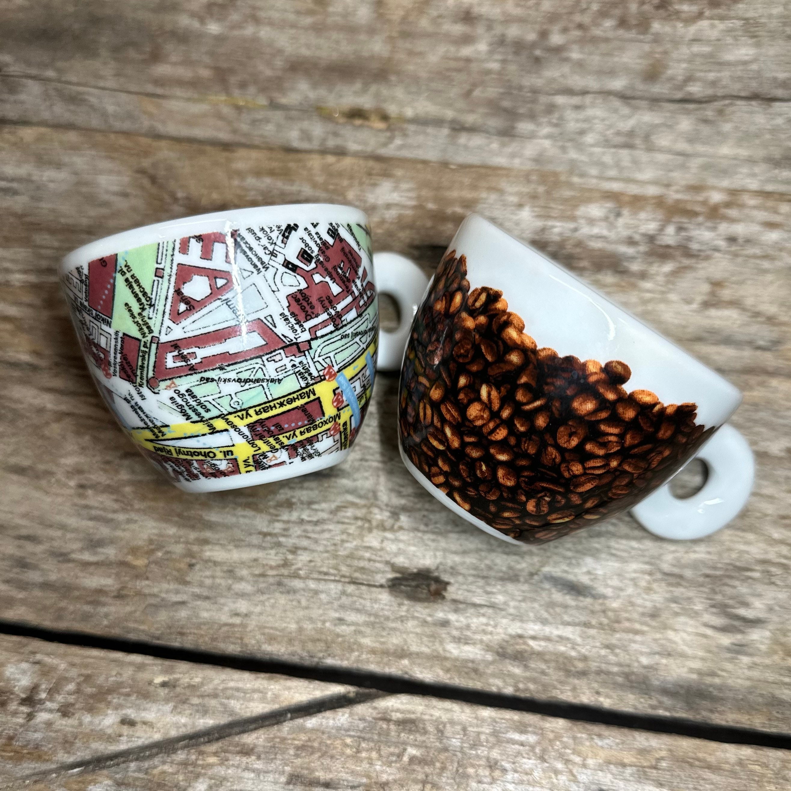 Dark Chocolate Brown I.P.A Italian Cappuccino Cups