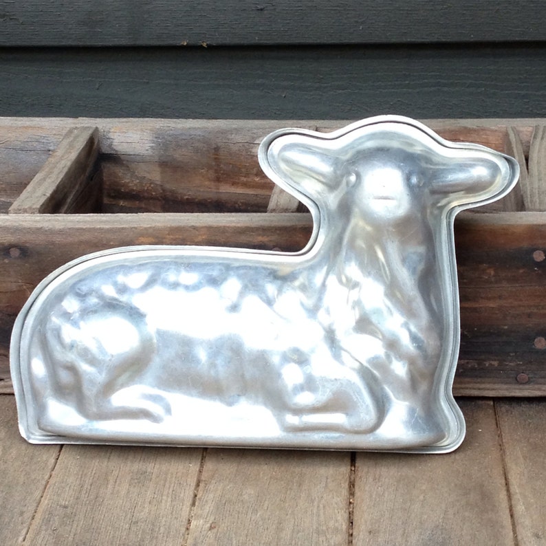 Vintage Lamb Cake Pan 3D Wilton Etsy